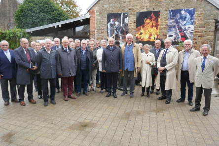 Le groupe des participants à la fonderie Cornille Havard